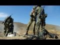 Hellenic Army mortars M30 4.2 in firing.