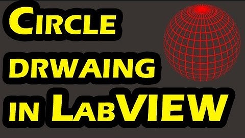 Circle drawing in LabVIEW