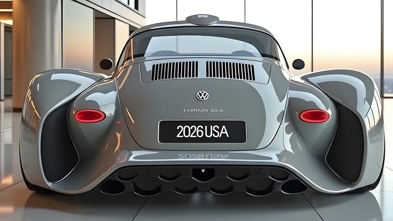 Volkswagen Karmann Ghia 2026 возвращается! Электрическое ретро-купе, которое потрясет мир!