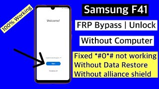 Samsung F41 Frp bypass Android 12 | F41 Unlock Google Account Lock | Without Data Restore