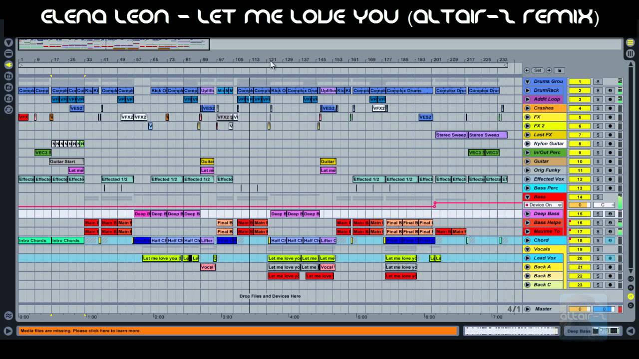 Electro House Tutorial / Project Walkthrough Elena Leon Let Me Love