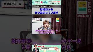 結婚前から、もう始まっています #岡野あつこ #夫婦問題 #離婚