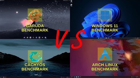Windows 11 vs Cachyos vs Garuda vs Arch Linux | Gaming FPS Benchmark Test