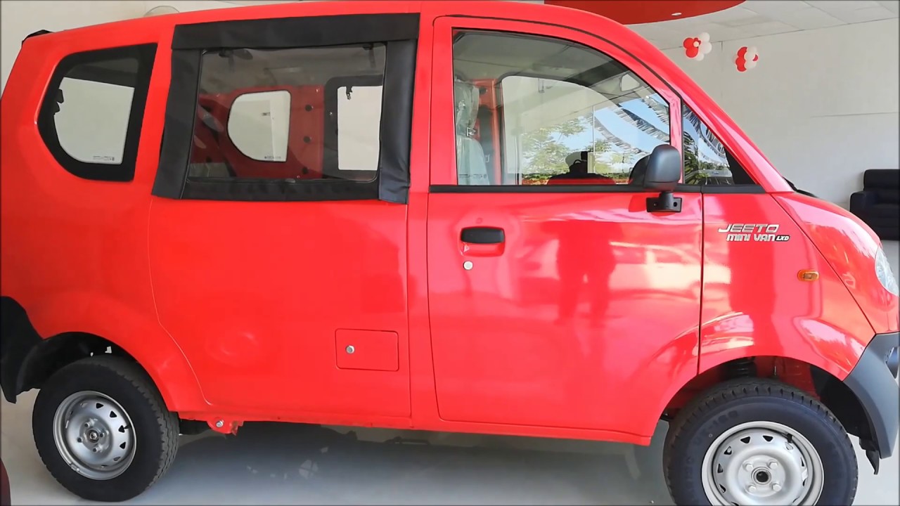 mahindra jeeto minivan lxd