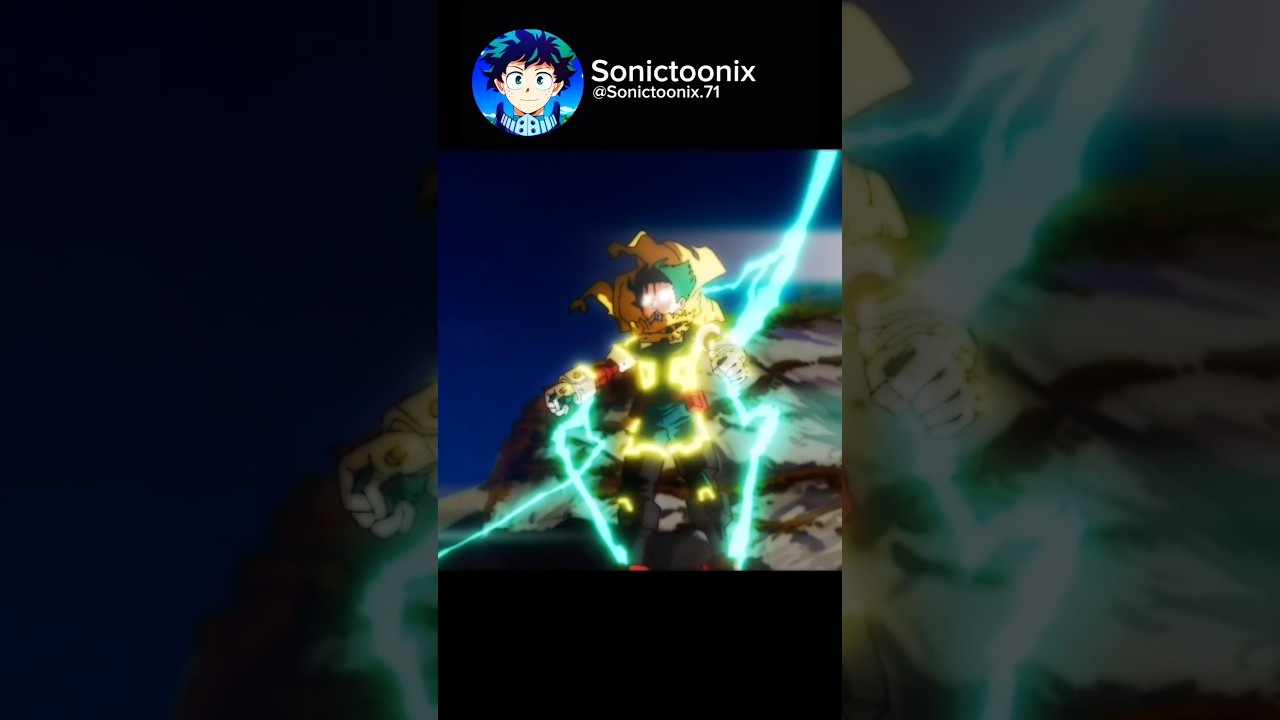 [AMV] Pro Heroes saw Deku's 100% vs Dark Might 💀🙌 