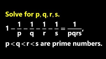 Solve The Diophantine Equation.