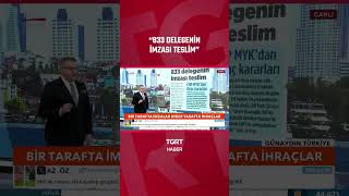 "Özgür Özel 833 Delegenin İmzasını Genel Merkez’e Sundu" #shorts