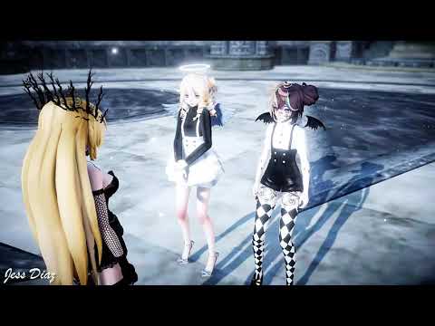【MMD|OC】The Passage【Ashley VS Charlotte and Johanna】