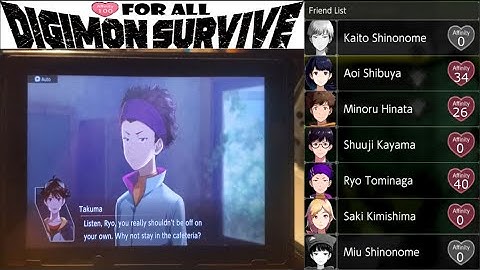 Digimon Survive "100 Affinity for All" One Run Guide Part 3: Making & Saving Friends (Chapter 3)