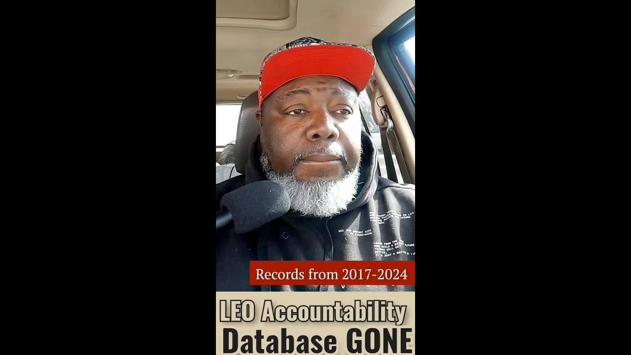 The federal police accountability database has been removed, per an ...