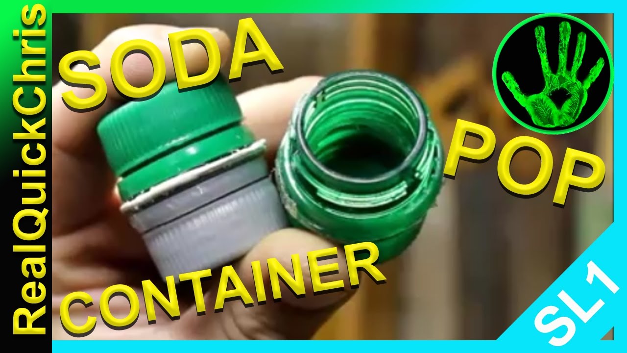 Waterproof Survival match Container soda cap hack