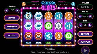 CryptoSlots - online slot machine on the blockchain screenshot 1