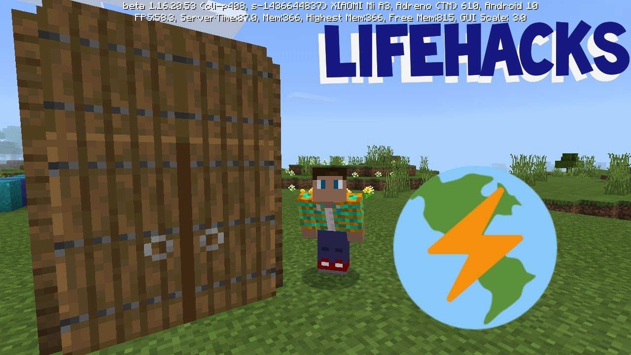 Minecraft life hacks ⭐🔥 YouTube