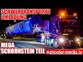 🟡  MEGA SCHWERTRANSPORT mit UMLADUNG  🟡 | 🚧  Vollsperrung der B10  🚧 |  2 Kranwagen