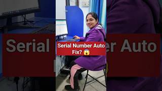 Row Delete Karte Hi Serial Number Bigad Jate? 😱 | Excel Auto Fix Trick #excel #exceltips #computer