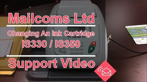 Changing the ink cartridge for a Neopost / Quadient IS330 & IS350 Franking Machine