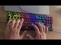 Relaxing Keyboard Typing ASMR | Mechanical Keyboard Sounds for Sleep & Focus