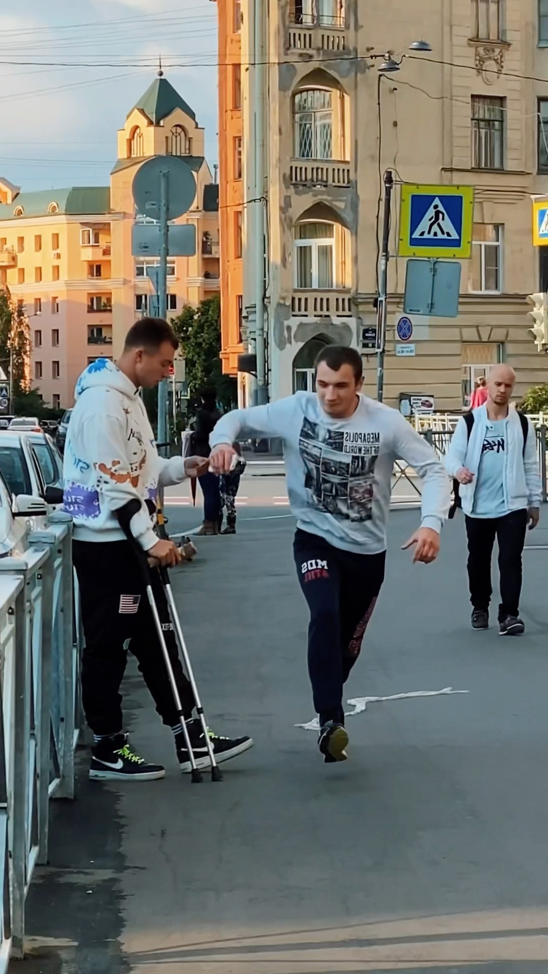 Disabled Person is Getting Robbed Prank: Would You Help?? #kiryakolesnikov #prank