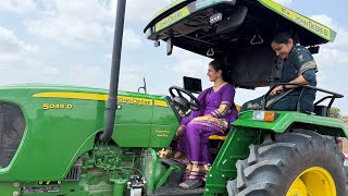 Bharti ne pehli baar john Deere chalaya vavni me 
