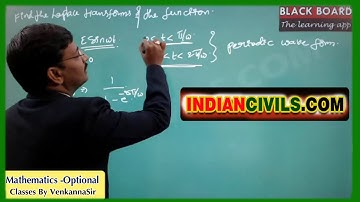Ordinary Differential Equations - Solving Problems on Laplace transforms | For UPSC | By Venkannasir