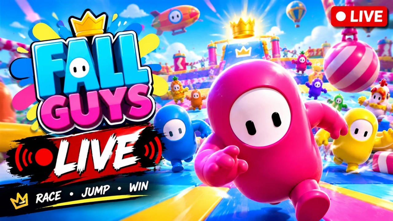 Fall guys live stream | Endexy Gaming - YouTube