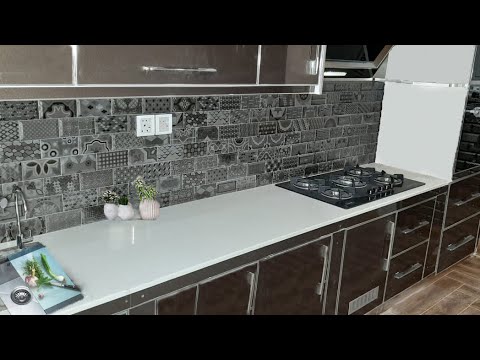 modular-kitchen-small-space||small-kitchen-design-indian-style