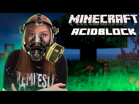 Видео: ОКРУЖЕНА ТОКСИЧНЫМ ОКЕАНОМ! [Прохождение карты Minecraft Acid block v.1.0]