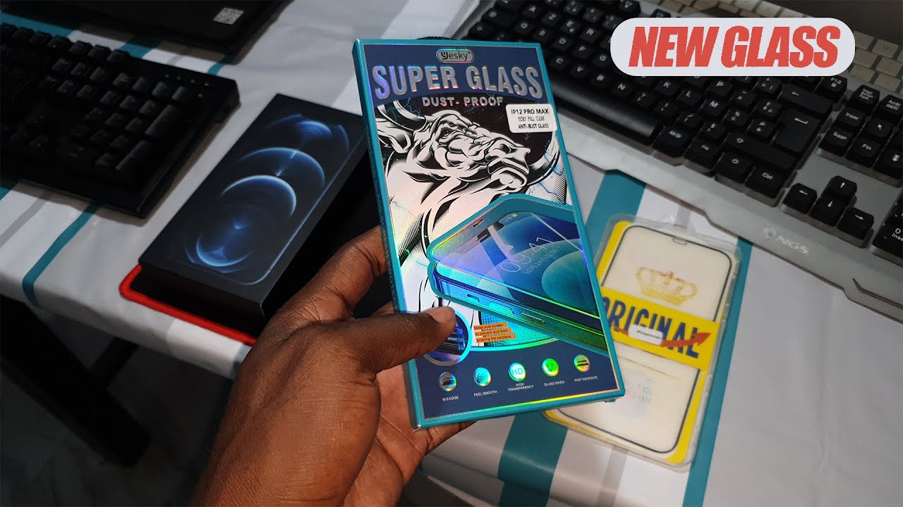 Yesky Installing Yesky SUPER GLASS on Apple iPhone 12 Pro Max - YouTube