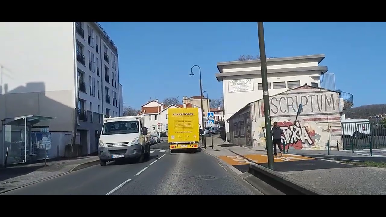 Driving Mouguerre, Bayonne (France)