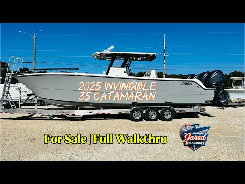 2025 Invincible 35 Catamaran Full Walkthrough | For Sale $630k