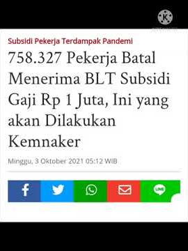 LANJUTAN BLT 1JUTA PEMERINTAH🖕
