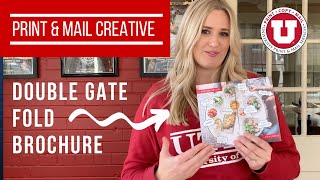 Double Gate Fold Brochure  - Print & Mail Creative