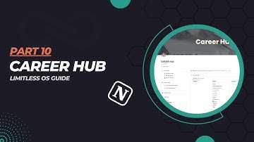 How to Manage Your Career in Notion using Career Hub - Limitless OS Template Guide 10