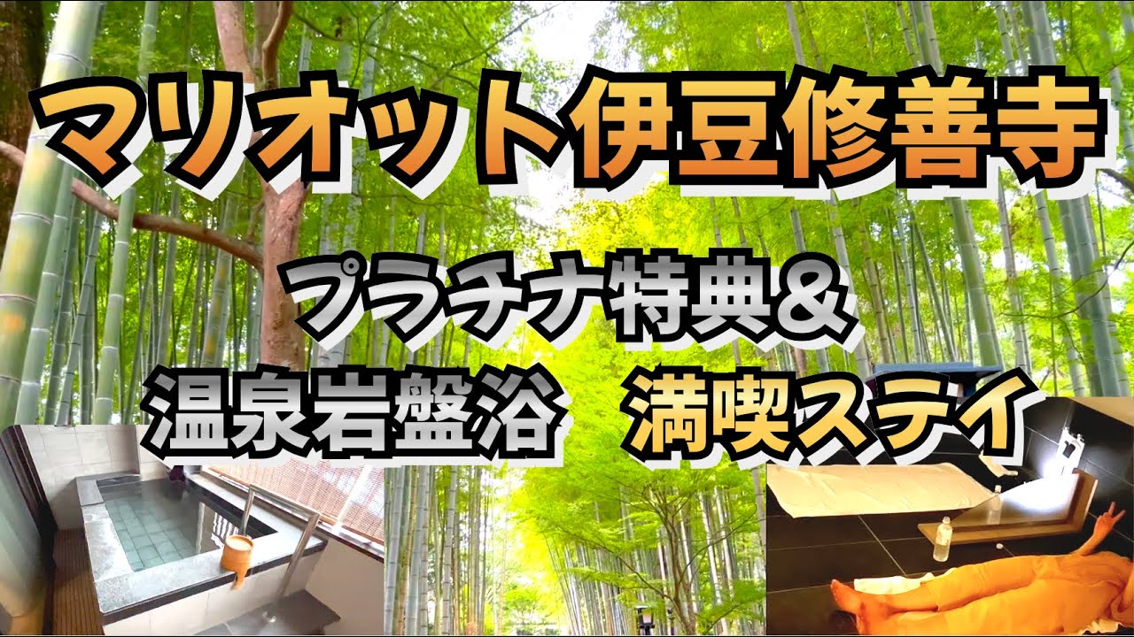伊豆マリオット修善寺 宿泊記｜プラチナ特典＆温泉岩盤浴を満喫！紅葉の修善寺観光とグルメ旅も紹介