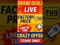 Grand Jackpot Deals 🔥 Factory Se Direct Discounts | Shopsy Crazy Offers LIVE #onlineshopping #sale