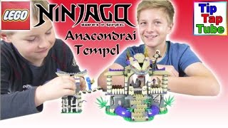 Lego Ninjago 70749 Tempel der Anacondrai Video Auspacken Aufbauen Spielen Spielzeug Kanal für Kinder