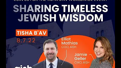 Jamie Geller Hosts The Annual Aish Tisha B'Av Program