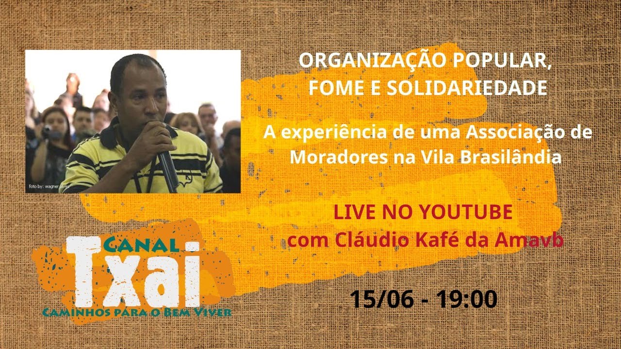 CLÁUDIO KAFÉ - ORGANIZAÇÃO POPULAR, FOME E SOLIDARIEDADE