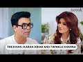 The icons karan johar and twinkle khanna  tweak india