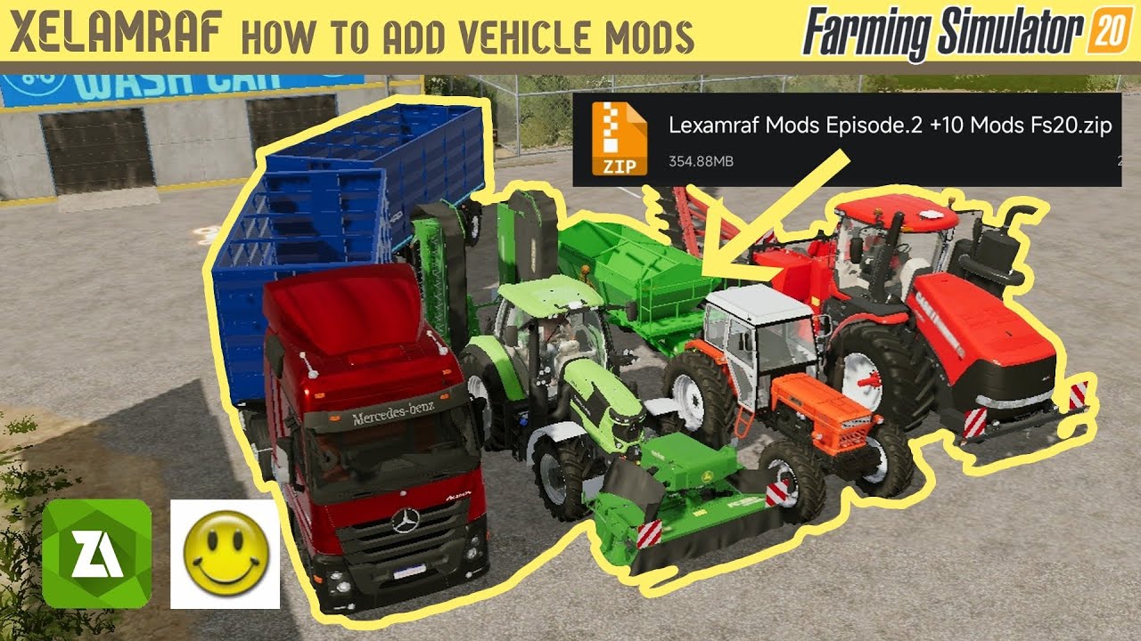How to add Vehicle mod in Farming Simulator 20