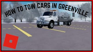 HOW TO TOW CARS IN THE NEW GREENVILLE UPDATE ON MOBILE?!(ROBLOX)