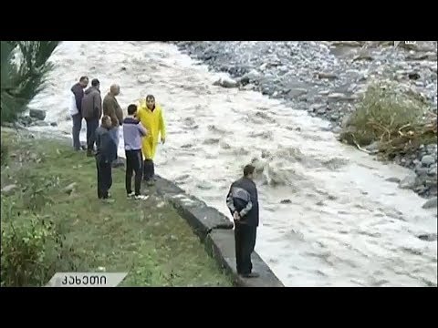 ლაგოდეხის მუნიციპალიტეტში, ადიდებულ ხევებში წყლის დონემ იკლო