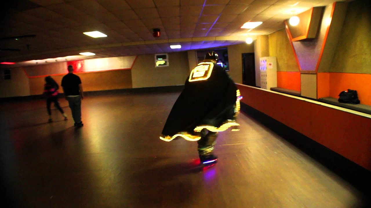 Burgh Man at the Neville Roller Drome YouTube