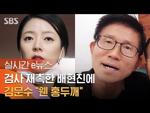 <strong>검사</strong> 재촉한 배현진에 <strong>김문수</strong> &amp;quot;웬 홍두깨냐&amp;quot; / SBS / 실시간 e뉴스
