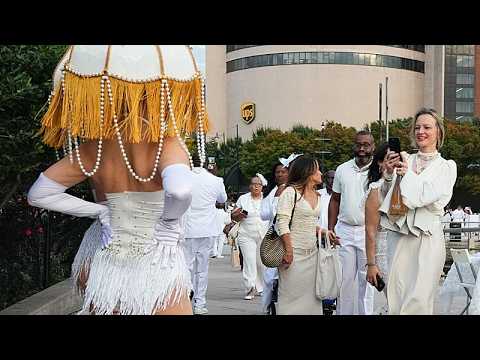 New York hosts secret dîner en blanc with Parisian belle époque theme