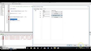 RobotC for NXT - Motor and Sensor Setup