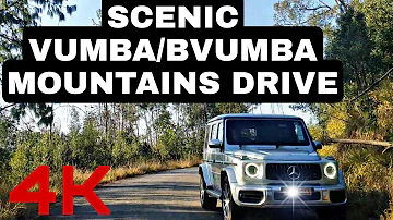 Relaxing Scenic Drive Up Vumba Mountains|Mutare, Manicaland, Zimbabwe In 4K