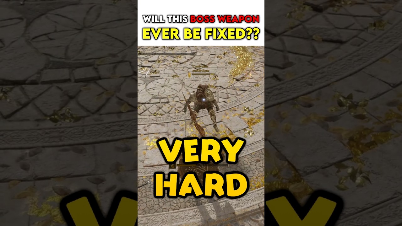 A BOSS WEAPON With a PROBLEM  #eldenring #gaming #eldenringshadowoftheerdtree
