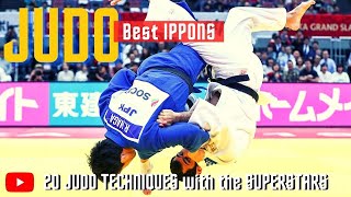 Judo / Дзюдо - 20 JUDO TECHNIQUES with the SUPERSTARS / BEST IPPONS / ВИДЕО АРХИВ - 4