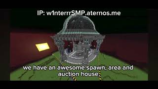 Brand new public Minecraft SMP out now! (w1nterrrSMP.aternos.me)